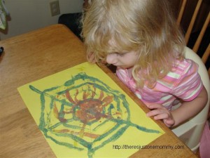 toddler spider craft
