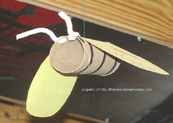 cardboard bug bumble bee craft