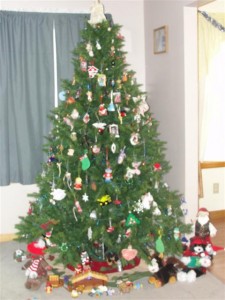 artificial Christmas tree