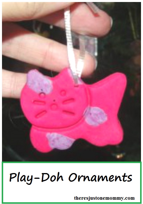 Play-Doh ornament -- simple homemade Christmas ornament kids can make