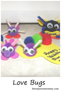 Homemade Valentine's Day gift kids can make: Love Bugs!