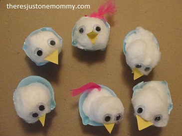 preschool Easter chick craft