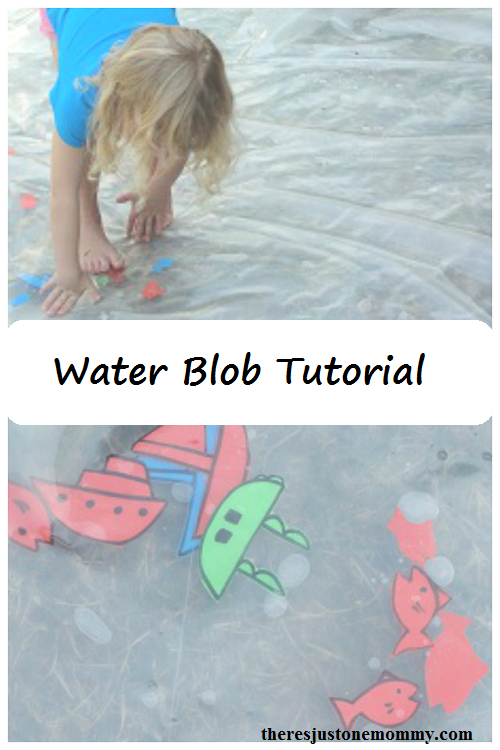 water blob tutorial -- make your own water blob for fun water play this summer!
