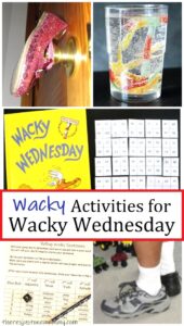 Dr Seuss Wacky Wednesday activities