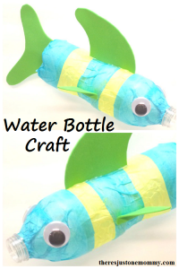 recycled water bottle craft -- make a fish from a water bottle