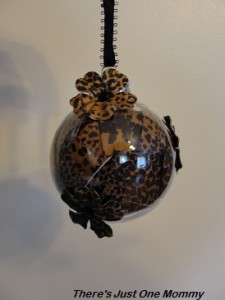 cheetah ornament