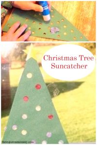 simple preschool Christmas tree craft