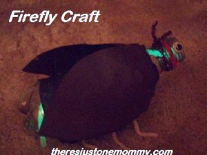 camp craft: firefly bottle craft