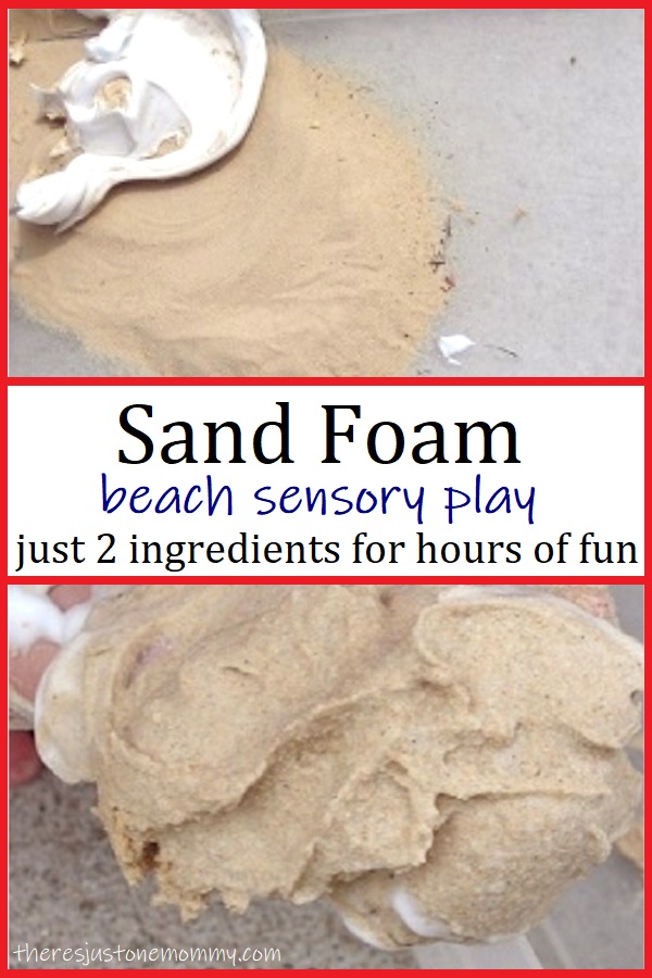 how to make sand foam 