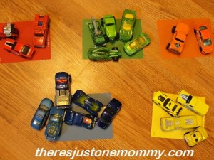learning activities with cars