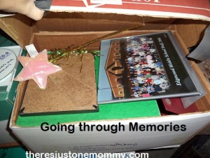 going through memories