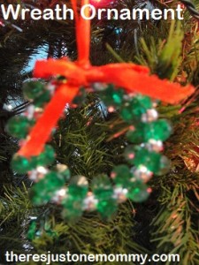 beaded Christmas ornament