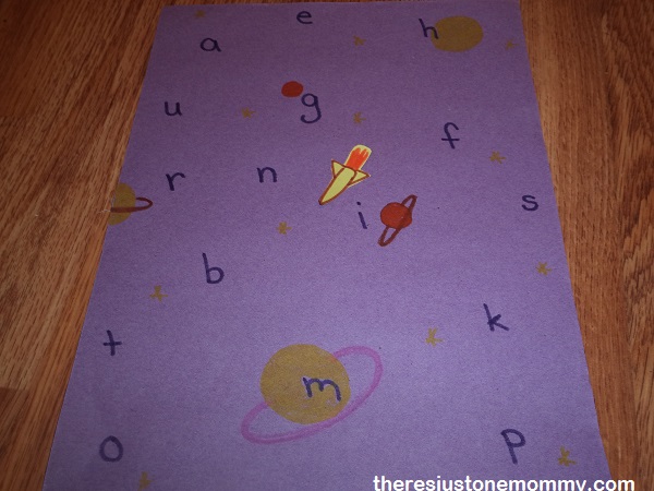 preschool letter recognition activity