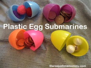 preschooler plastic egg activity