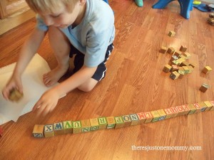 preschooler alphabet activity