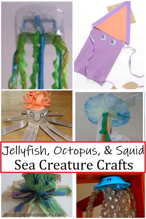jelly fish crafts & octopus crafts