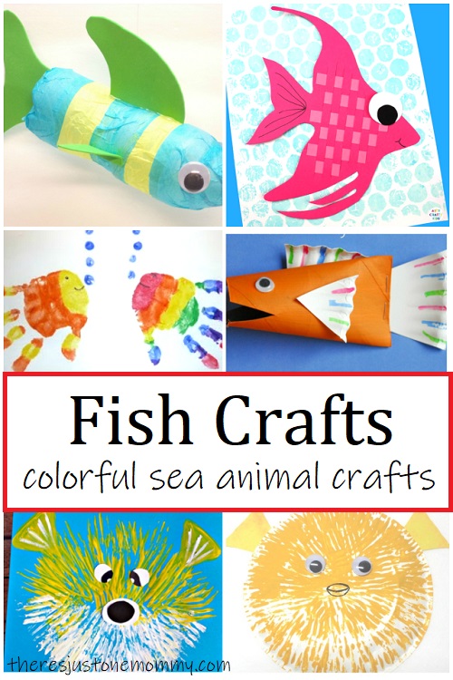 Sea Animal Crafts for Kids | There's Just One Mommy
