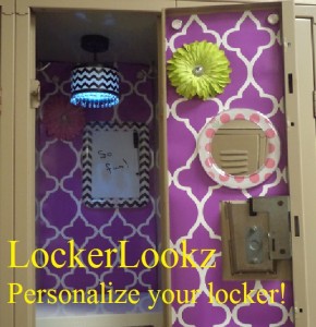 #LockerLookz -- fun way to personalize that school locker! #sp