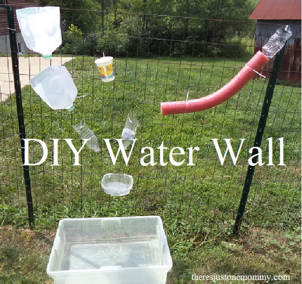 Simple directions to make your own water wall 
