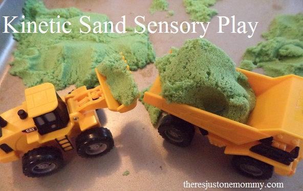 Kinetic Sand sensory play