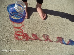 water bottle craft: sun catcher