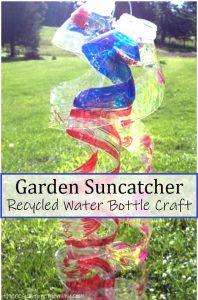 how to make a suncatcher from a water bottle