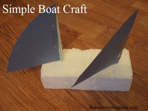 y activities -- simple yacht craft for the letter Y