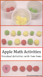 preschool apple math activities