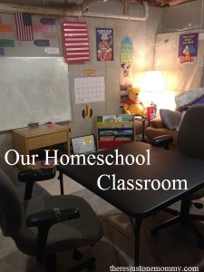 homeschool classroom setup