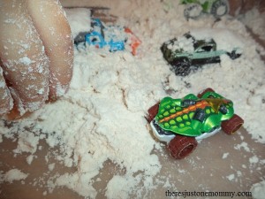 flour and oil sensory dough