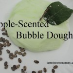 easy to make apple-scented play dough