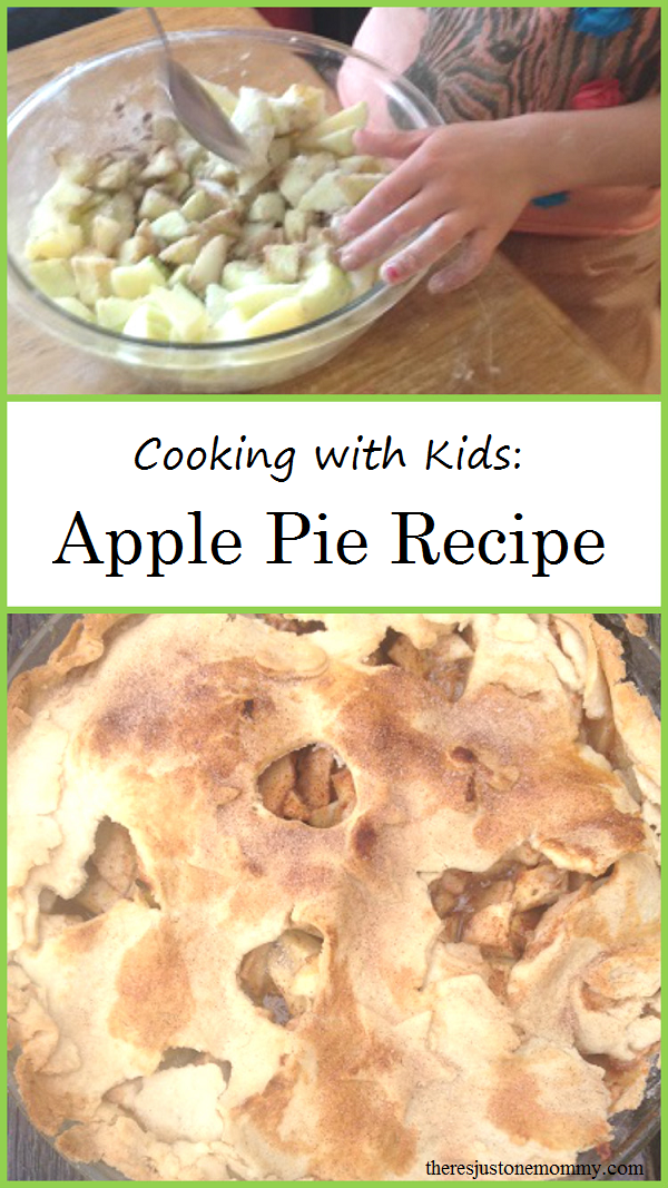 apple pie recipe -- simple apple pie recipe that is perfect for cooking with kids; sweet ending to apple unit