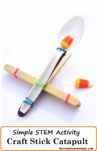 How to make a Craft Stick Catapult: a simple and fun STEM activity for kids