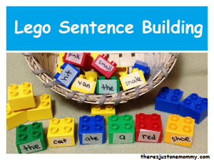 Learning with Legos: teach sentence structure and parts of speech using Lego Duplo blocks