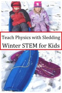 teach kids about physics with this winter science activity