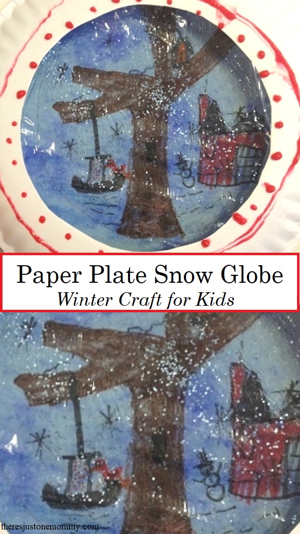 simple snow globe craft for kids