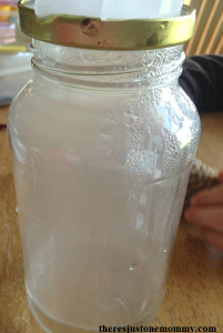 cloud in jar experiment