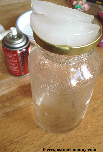 making a cloud in a jar