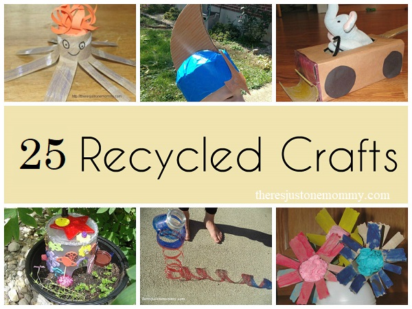 recycled crafts for kids: kids crafts made with recyclables