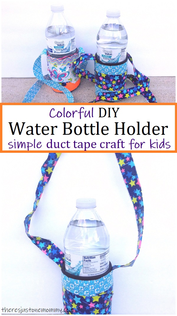 how to make a water bottle holder with duct tape