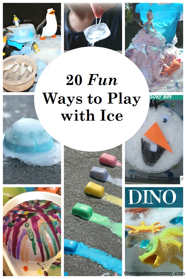 Looking for fun ways to keep the kids entertained and help beat the heat? Check out these 20 fun ways for kids to play with ice. summer kids activities,ways to keep kids cool