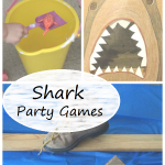 shark party games: perfect for Shark Week or a shark birthday party