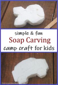 simple soap carving activity for kids
