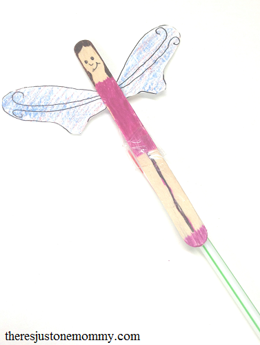 cute craft stick fairy craft