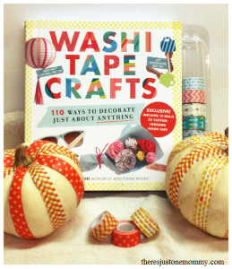 washi tape pumpkin craft and washi tape crafts book review