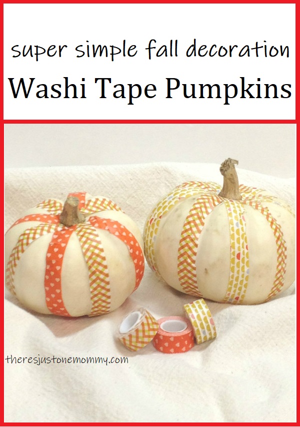 washi tape craft for fall