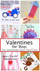 homemade Valentine's Day cards for boys