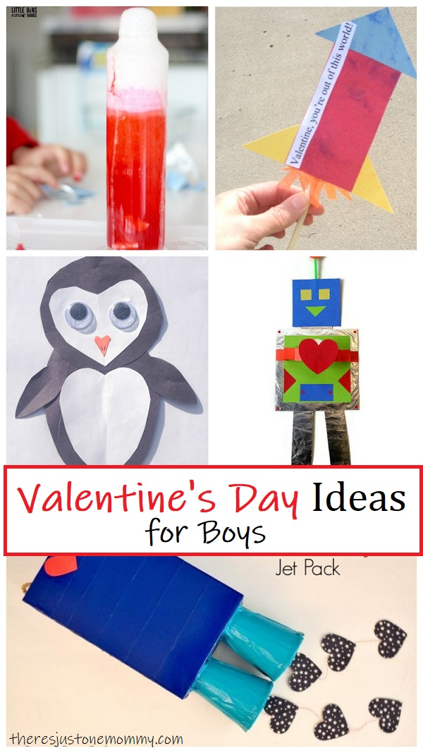 Valentine's Day crafts & activities for boys 