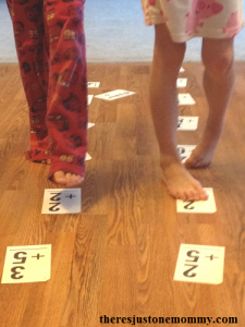 kinesthetic way to practice math facts