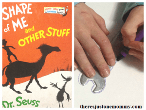 book activity for The Shape of Me and Other Stuff -- Dr. Seuss book